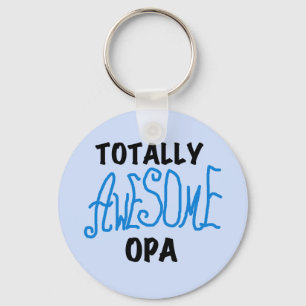 Blue Total Phantastisch Opa T - Shirt und Geschenk Schlüsselanhänger