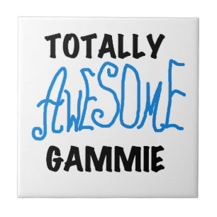 Blue Totally Phantastisch Gammie Geschenke Fliese