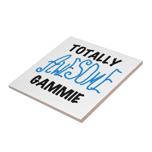 Blue Totally Phantastisch Gammie Geschenke Fliese (Seite)