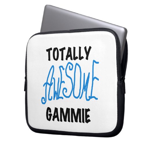 Blue Totally Phantastisch Gammie Geschenke Laptopschutzhülle (Vorderseite Links)