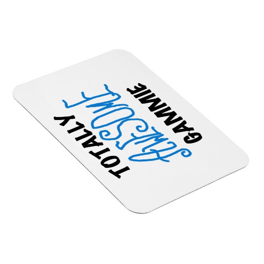 Blue Totally Phantastisch Gammie Geschenke Magnet (Rechte Seite)