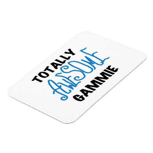Blue Totally Phantastisch Gammie Geschenke Magnet (Linke Seite)