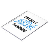 Blue Totally Phantastisch Gammie Geschenke Notizblock (Linke Seite)