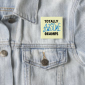 Blue Totally Phantastisch Gramps T - Shirt und Ges Button (Beispiel)