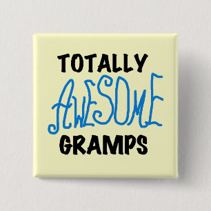 Blue Totally Phantastisch Gramps T - Shirt und Ges Button
