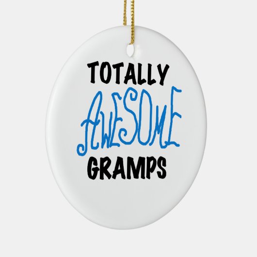 Blue Totally Phantastisch Gramps T - Shirt und Ges Keramikornament (Rechts)