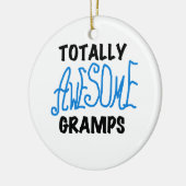 Blue Totally Phantastisch Gramps T - Shirt und Ges Keramikornament (Links)