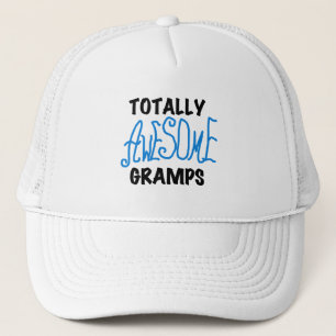 Blue Totally Phantastisch Gramps T - Shirt und Ges Truckerkappe
