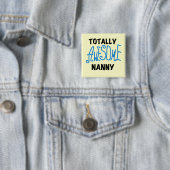 Blue Totally Phantastische T - Shirt und Geschenke Button (Beispiel)