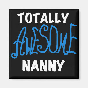Blue Totally Phantastische T - Shirt und Geschenke Magnet