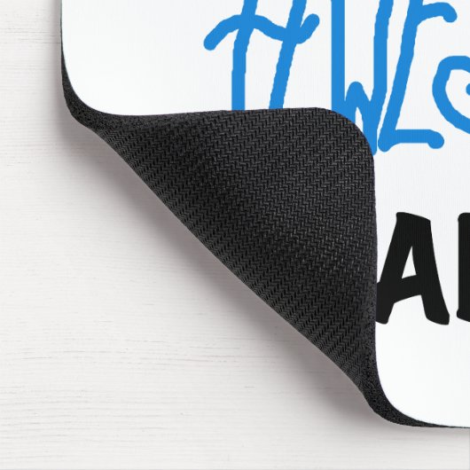 Blue Totally Phantastische T - Shirt und Geschenke Mousepad (Ecke)