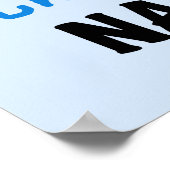 Blue Totally Phantastische T - Shirt und Geschenke Poster (Ecke)