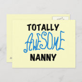 Blue Totally Phantastische T - Shirt und Geschenke Postkarte (Vorne/Hinten)