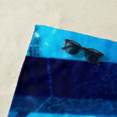 Blue Toxin beach towel Strandtuch (Beispiel)