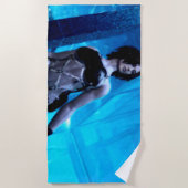 Blue Toxin beach towel Strandtuch (Vorderseite)