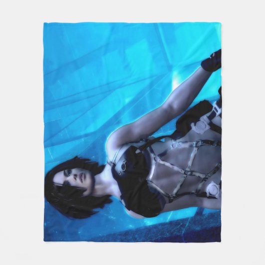 Blue Toxin fleece blanket (Vorderseite)