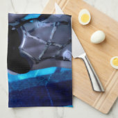 Blue Toxin kitchen towel Geschirrtuch (Viertel Falte)