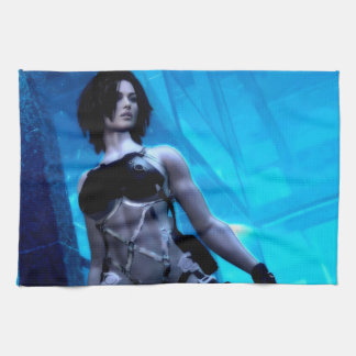 Blue Toxin kitchen towel Geschirrtuch