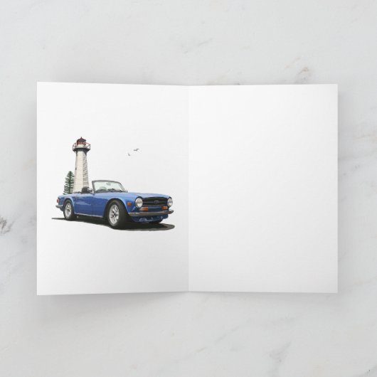 Blue TR6 Karte (Innenseite)