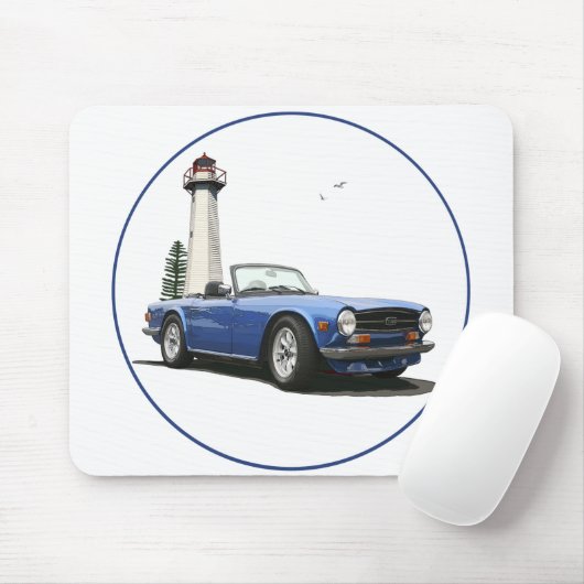 Blue TR6 Mousepad (Mit Mouse)