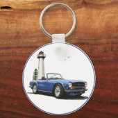 Blue TR6 Schlüsselanhänger (Vorderseite)