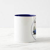 Blue TR6 Zweifarbige Tasse (Mittel)