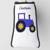 Blue Tractor Design Golf Headcover (Rotieren 90)