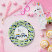 Blue Tractor LKW Farm Produzieren Geburtstag Pappteller (Party)