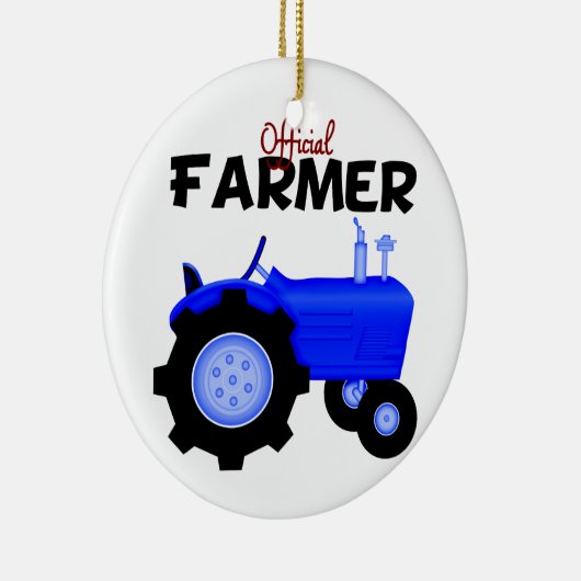 Blue Tractor Weihnachtsschmuck (Rechts)