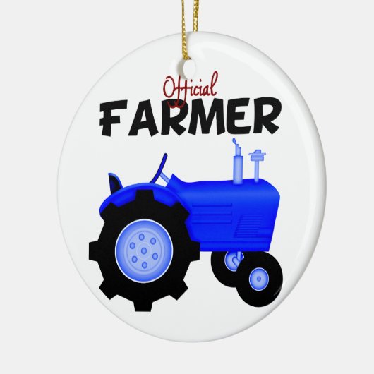 Blue Tractor Weihnachtsschmuck (Links)