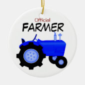 Blue Tractor Weihnachtsschmuck (Vorne)
