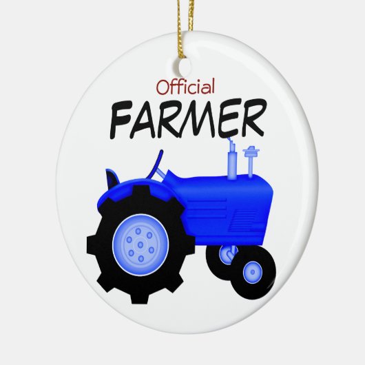 Blue Tractor Weihnachtsschmuck (Links)