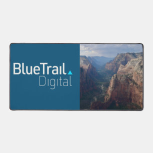 Blue Trail Digital Zion Mountains Schreibtischunte Schreibtischunterlage
