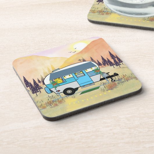 Blue Trailer Untersetzer (Linke Seite)