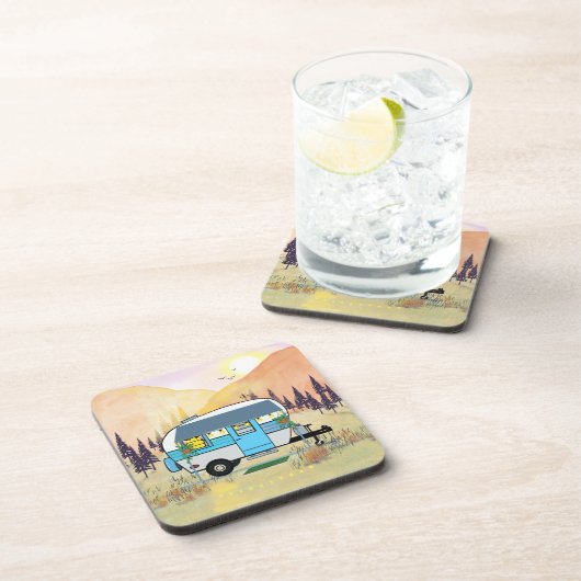 Blue Trailer Untersetzer (Rechte Seite)