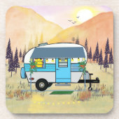 Blue Trailer Untersetzer (Vorderseite)