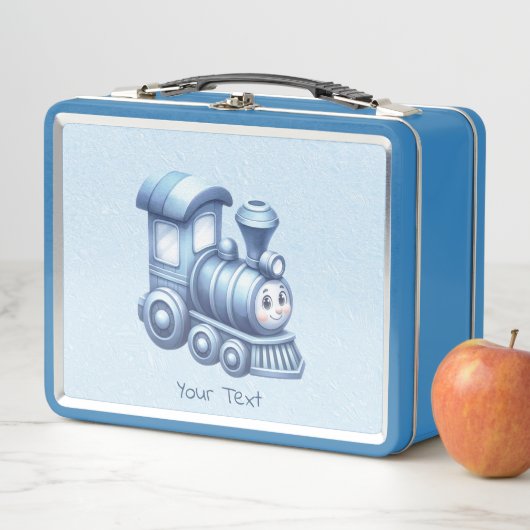 Blue Train Metal Lunch Box (Beispiel)