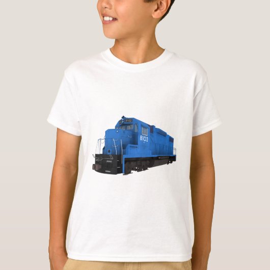 Blue Train Motor: T-Shirt (Vorderseite)