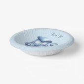 Blue Train Paper Bowl Pappteller (Gewinkelt)