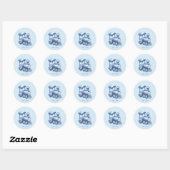 Blue Train Sticker (Blatt)