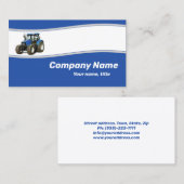 Blue Traktor - Betriebskarte Visitenkarte (Vorne/Hinten)