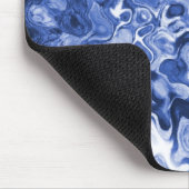 Blue Tree Abstrakt Mousepad (Ecke)