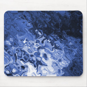 Blue Tree Abstrakt Mousepad