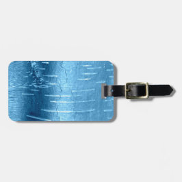 Blue Tree Bark Gepäckanhänger