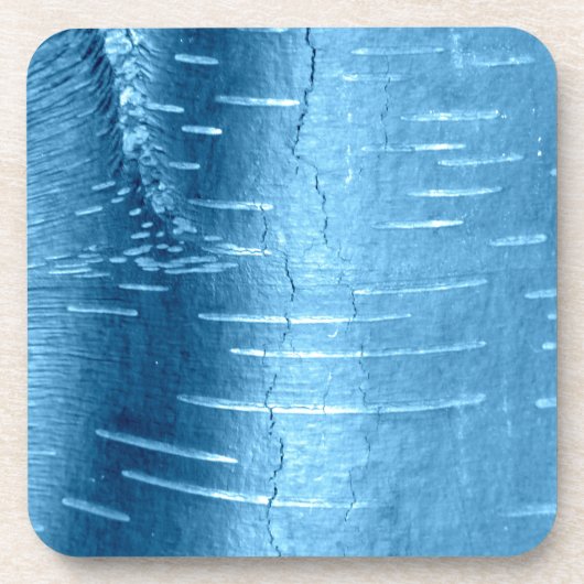 Blue Tree Bark Getränkeuntersetzer (Vorderseite)