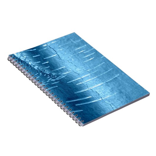 Blue Tree Bark Notizblock (Rechte Seite)