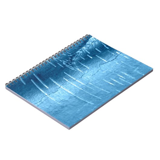 Blue Tree Bark Notizblock (Linke Seite)