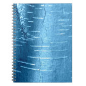 Blue Tree Bark Notizblock (Vorderseite)
