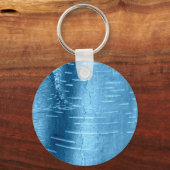 Blue Tree Bark Schlüsselanhänger (Vorderseite)