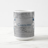 Blue Tree of Hearts Personalisiert Coffee Tasse (Mittel)